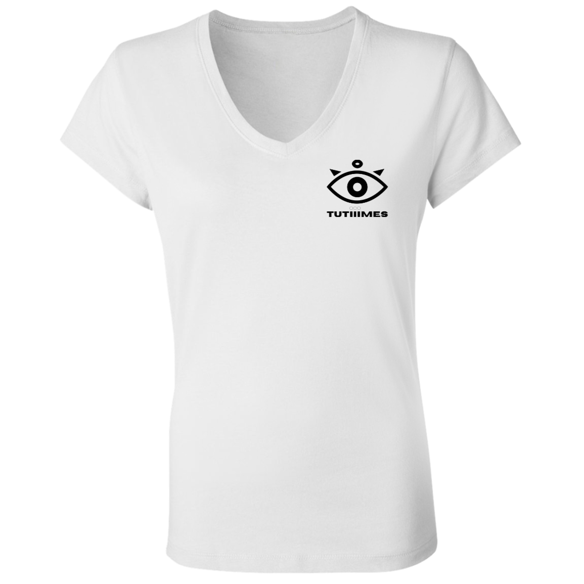 TUTIIIMES Ladies V-Neck T-Shirt